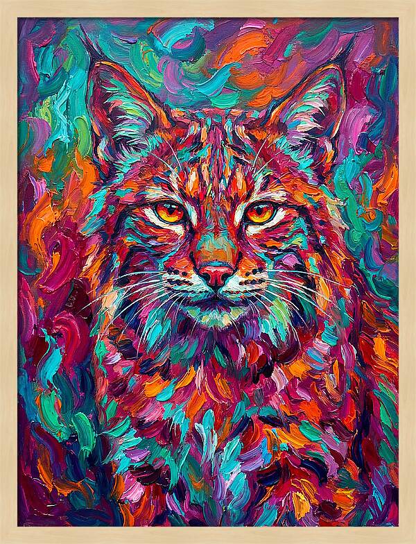 Bobcat In Vibrant Colors