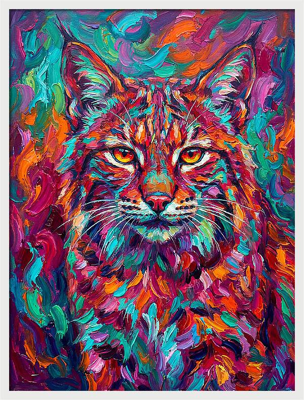 Bobcat In Vibrant Colors
