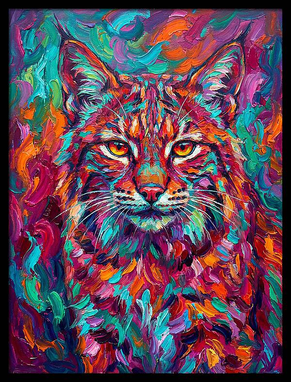 Bobcat In Vibrant Colors
