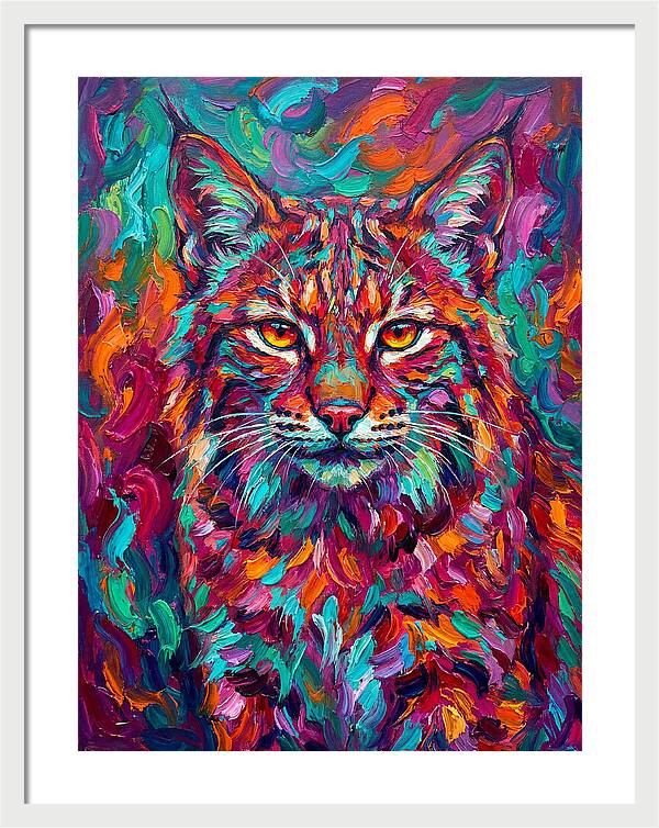 Bobcat In Vibrant Colors