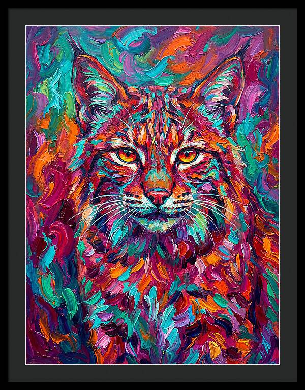 Bobcat In Vibrant Colors