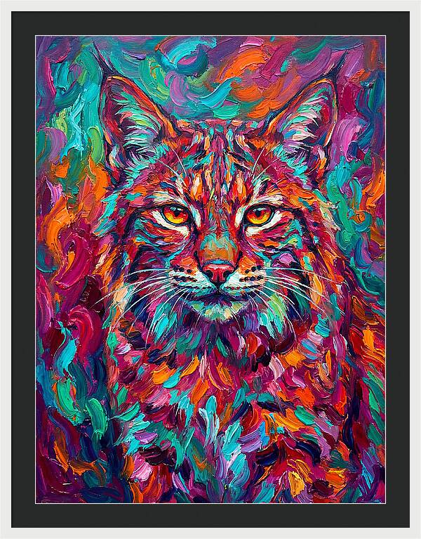 Bobcat In Vibrant Colors