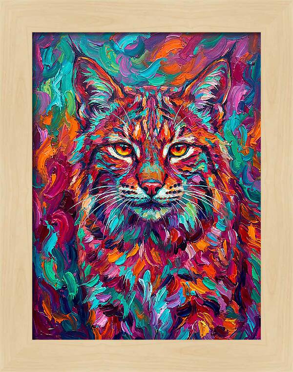 Bobcat In Vibrant Colors