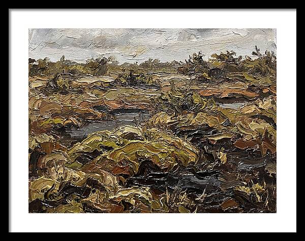 Bog Landscape In Earthy Tones