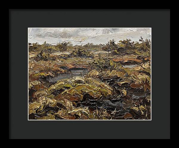 Bog Landscape In Earthy Tones