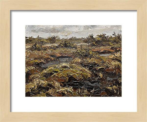 Bog Landscape In Earthy Tones