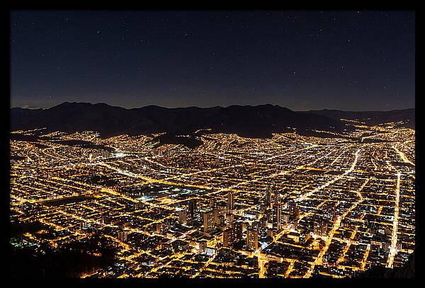 Bogot Illuminated From Monserrate