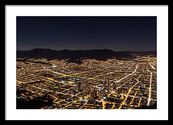 Bogot Illuminated From Monserrate