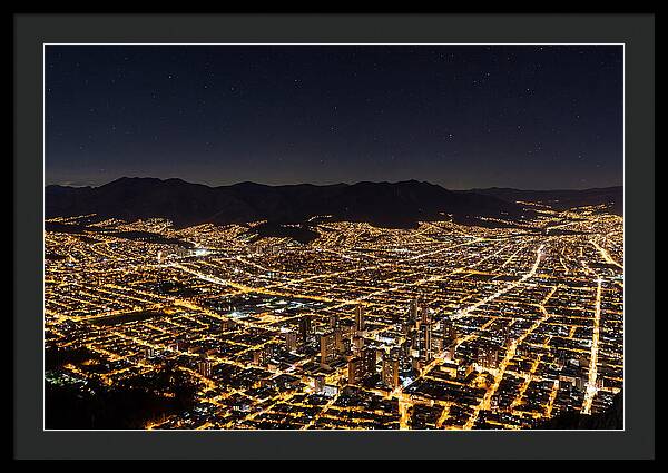 Bogot Illuminated From Monserrate