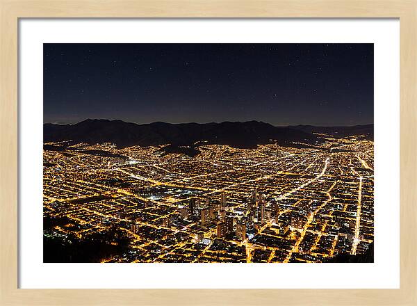 Bogot Illuminated From Monserrate