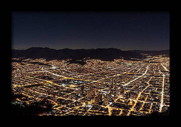Bogot Illuminated From Monserrate