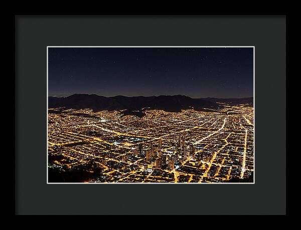 Bogot Illuminated From Monserrate