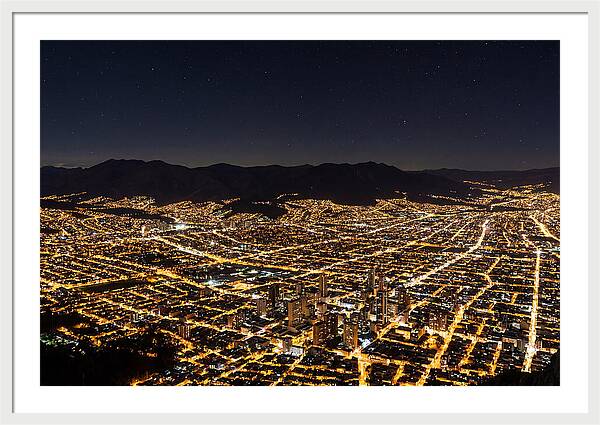 Bogot Illuminated From Monserrate