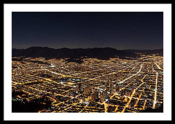 Bogot Illuminated From Monserrate