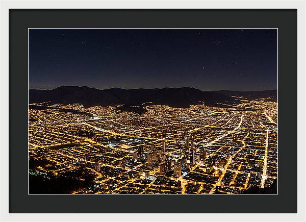 Bogot Illuminated From Monserrate