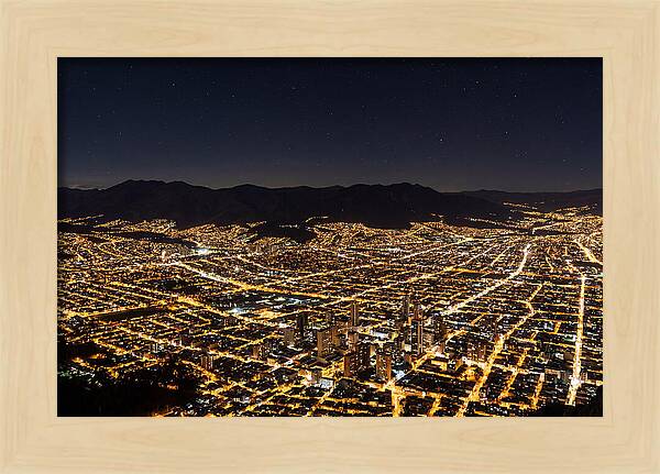 Bogot Illuminated From Monserrate