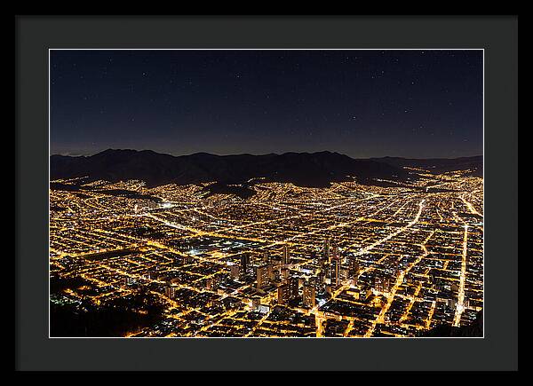Bogot Illuminated From Monserrate