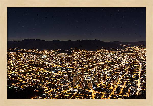 Bogot Illuminated From Monserrate