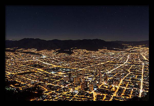 Bogot Illuminated From Monserrate