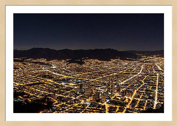 Bogot Illuminated From Monserrate