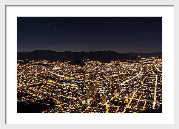 Bogot Illuminated From Monserrate