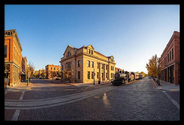 Boise Train Depot At Sunset
