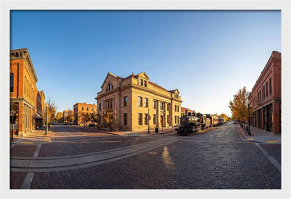 Boise Train Depot At Sunset