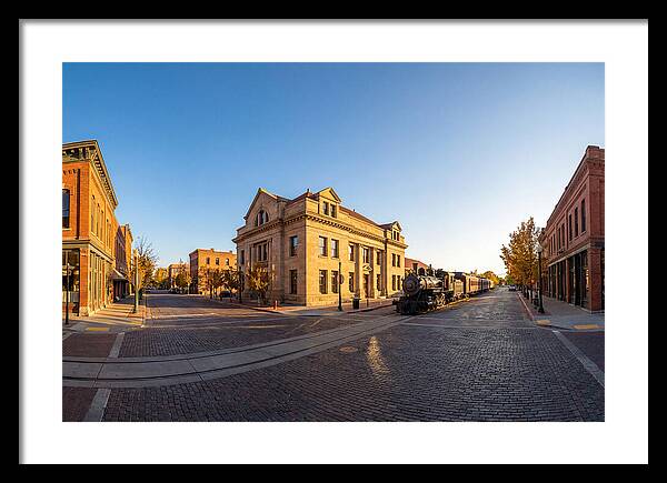 Boise Train Depot At Sunset