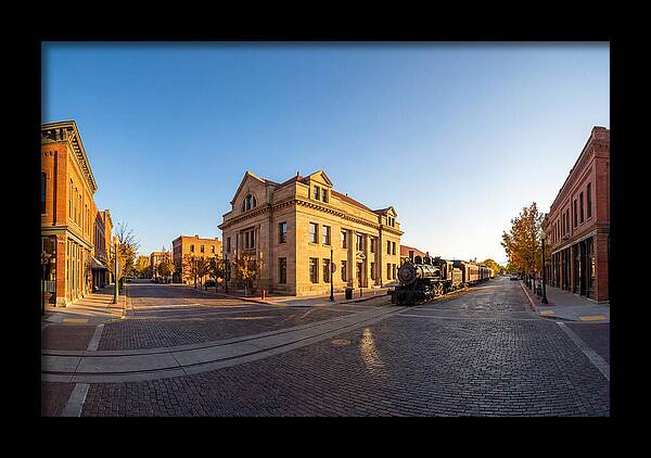 Boise Train Depot At Sunset