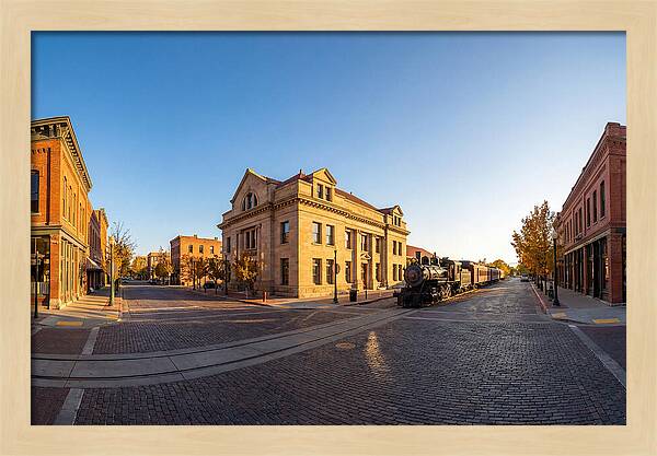 Boise Train Depot At Sunset