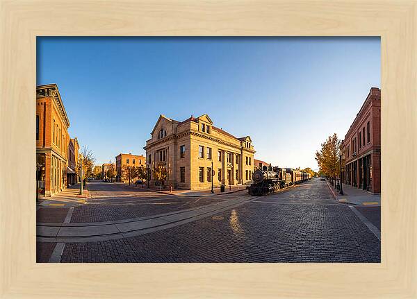Boise Train Depot At Sunset