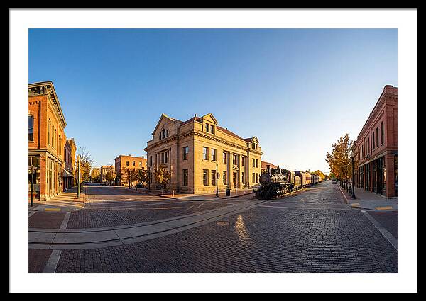 Boise Train Depot At Sunset
