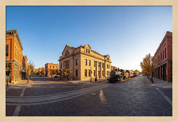 Boise Train Depot At Sunset