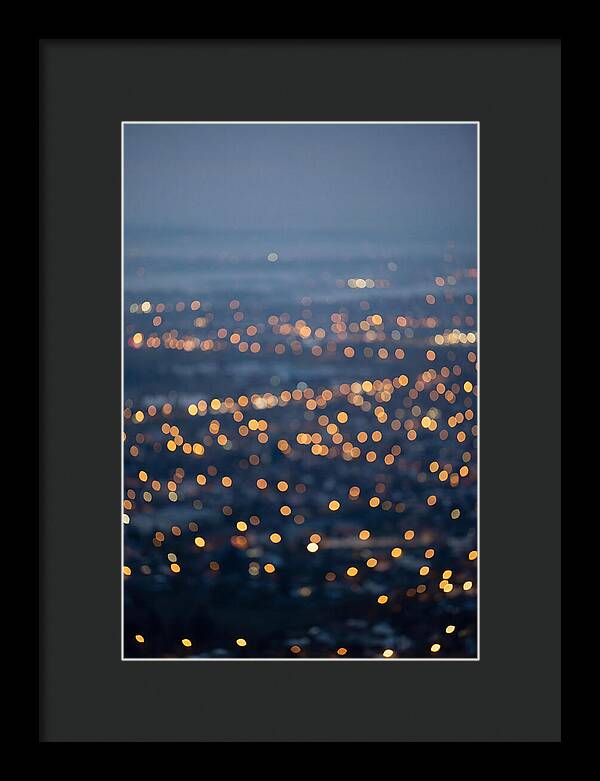Bokeh Lights In Warm Gold