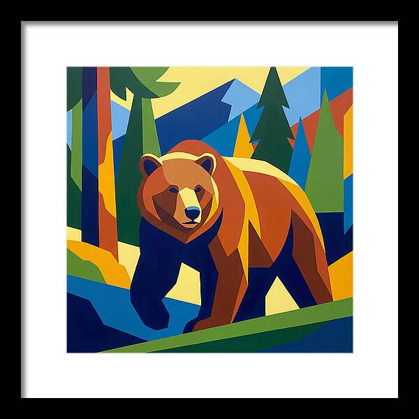 Bold Bear In Nature