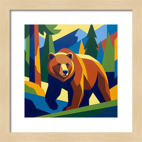 Bold Bear In Nature