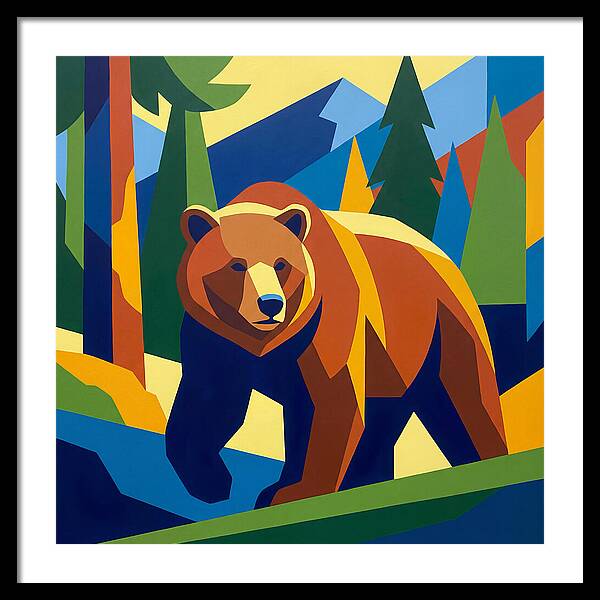 Bold Bear In Nature