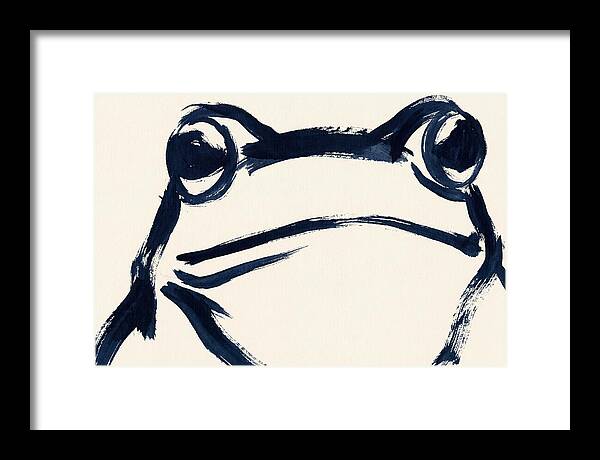 Bold Bullfrog Portrait