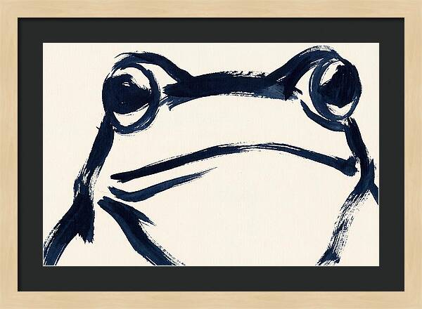 Bold Bullfrog Portrait