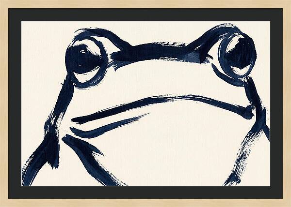 Bold Bullfrog Portrait