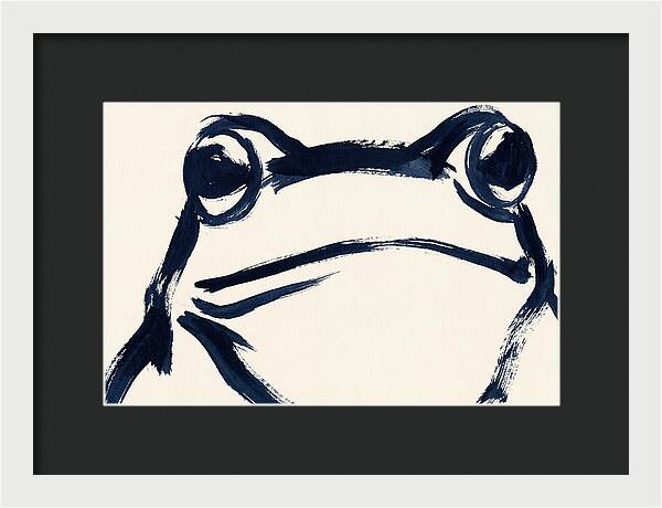 Bold Bullfrog Portrait