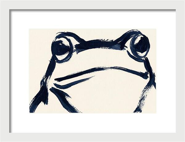 Bold Bullfrog Portrait