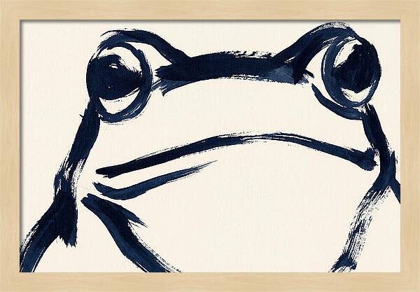 Bold Bullfrog Portrait