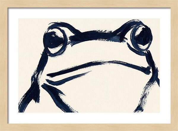 Bold Bullfrog Portrait