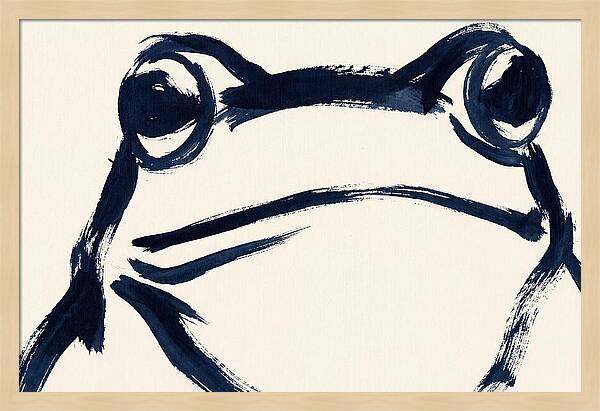 Bold Bullfrog Portrait