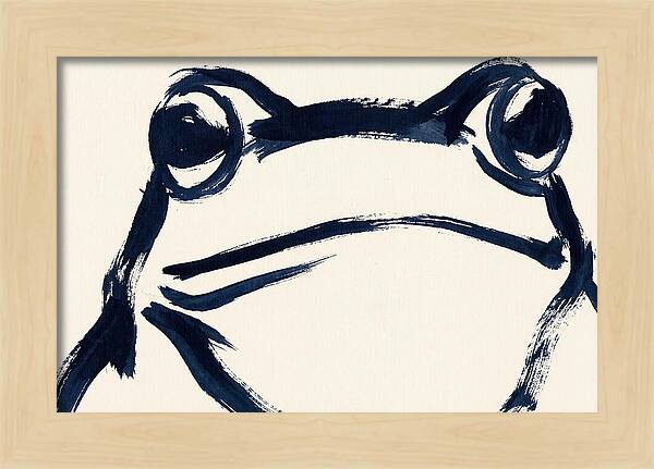 Bold Bullfrog Portrait
