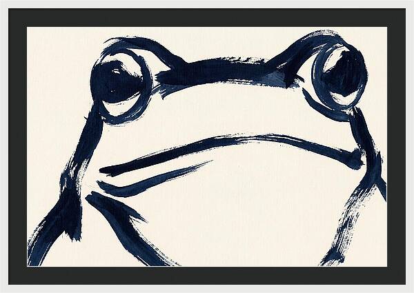 Bold Bullfrog Portrait
