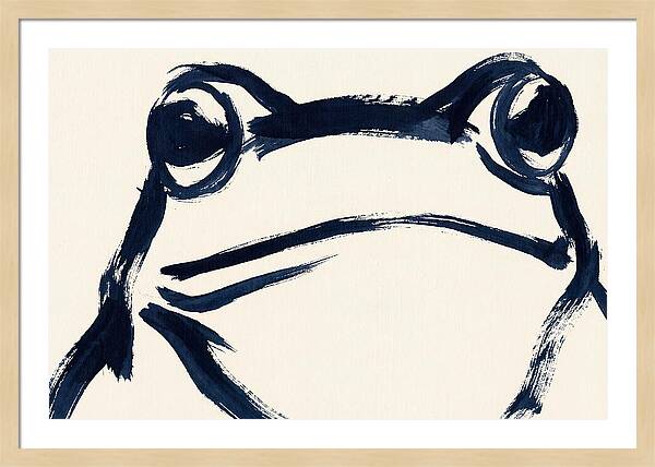 Bold Bullfrog Portrait