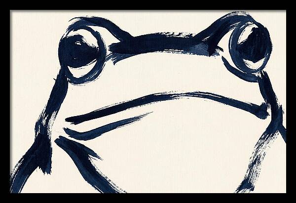 Bold Bullfrog Portrait