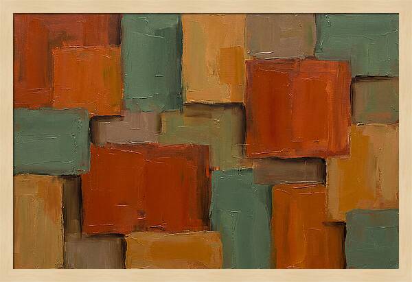 Bold Color Block Composition